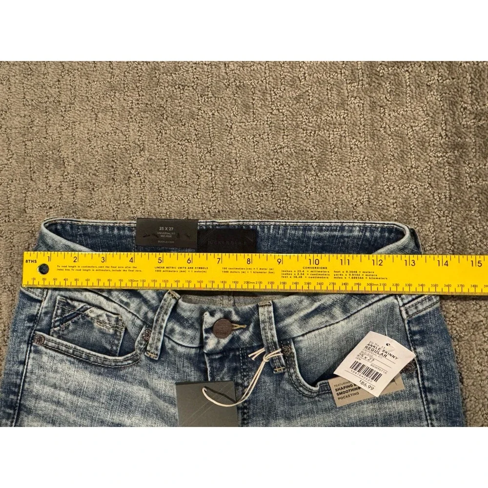 Buckle Black Fit No. 53 Mid rise Ankle Skinny 25x27 Jeans NWT (I1)